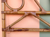 Pair of Whimsical Rattan Twin Headboards