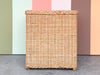 Oversized Braided Rattan Nightstand