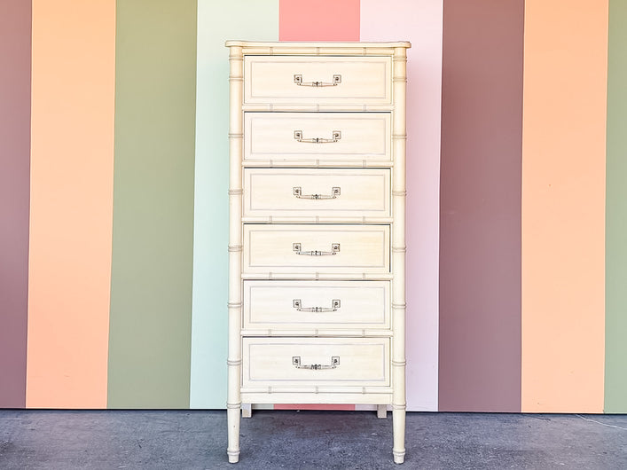 Thomasville Faux Bamboo Lingerie Chest