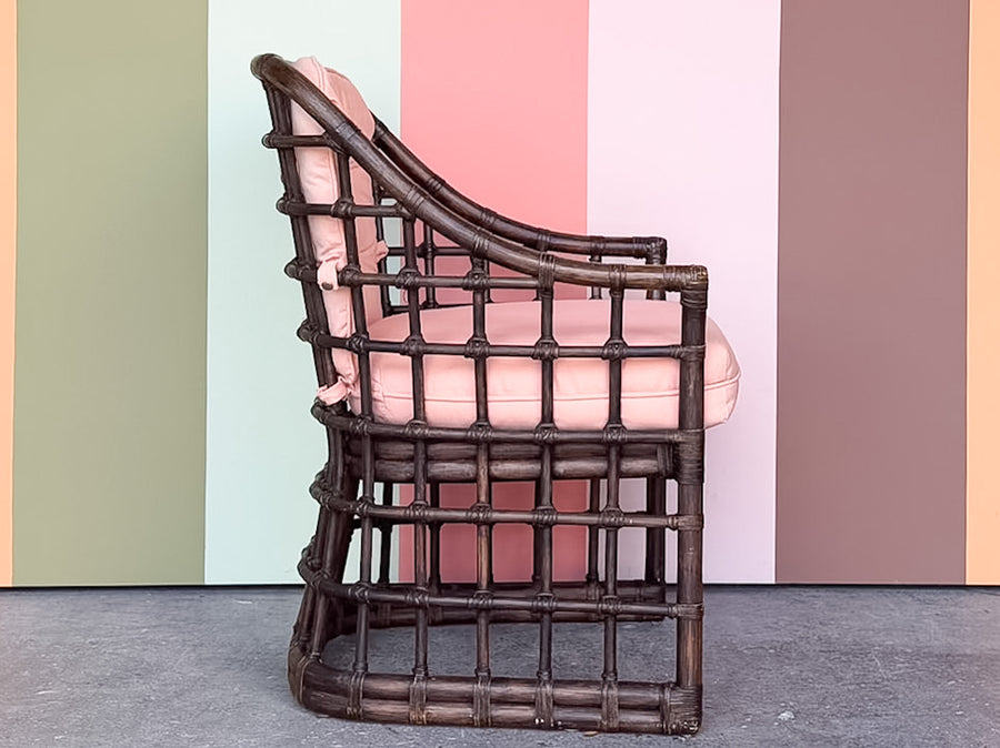 Brown Jordan Rattan Lounge Chair