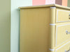 Yellow Thomasville Faux Bamboo Dresser