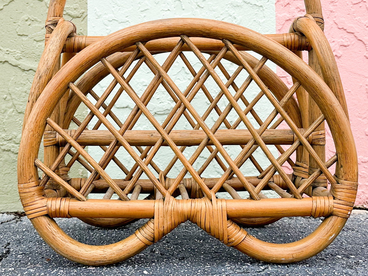 Rattan Magazine Rack