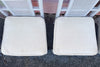 Set of Six Newly Painted Cane and Wood Dining Chairs