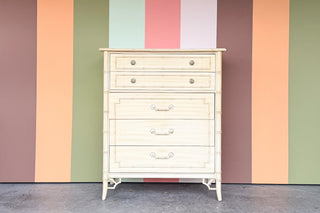 Thomasville Faux Bamboo Tall Chest