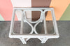 Pair of Pencil Reed Twisted Rattan End Tables