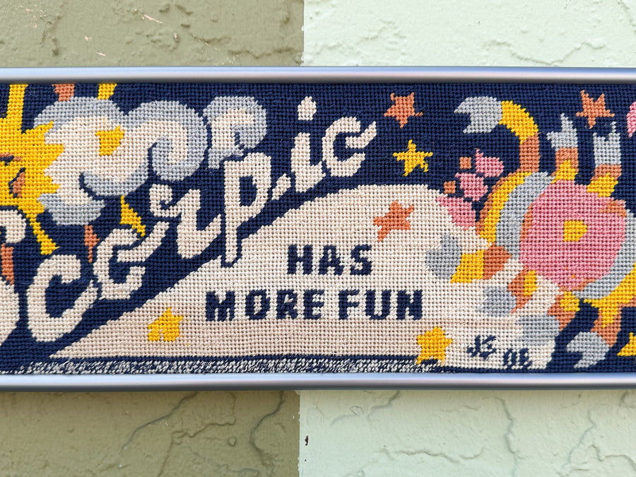 Scorpio Needlepoint Framed Art