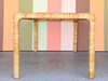 Baldwin Style Rattan Wrapped Dining Table