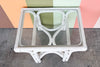 Pair of Pencil Reed Twisted Rattan End Tables