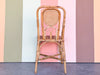 Whimsical Rattan and Cane Desk Chair