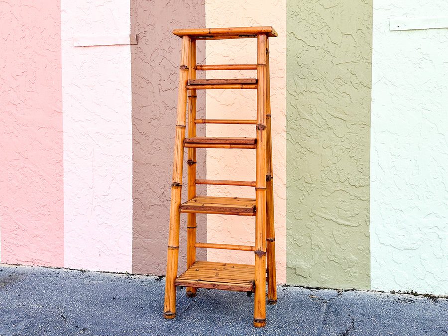 Petite Bamboo Ladder Etagere