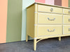 Yellow Thomasville Faux Bamboo Dresser