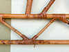 Pair of Whimsical Rattan Twin Headboards