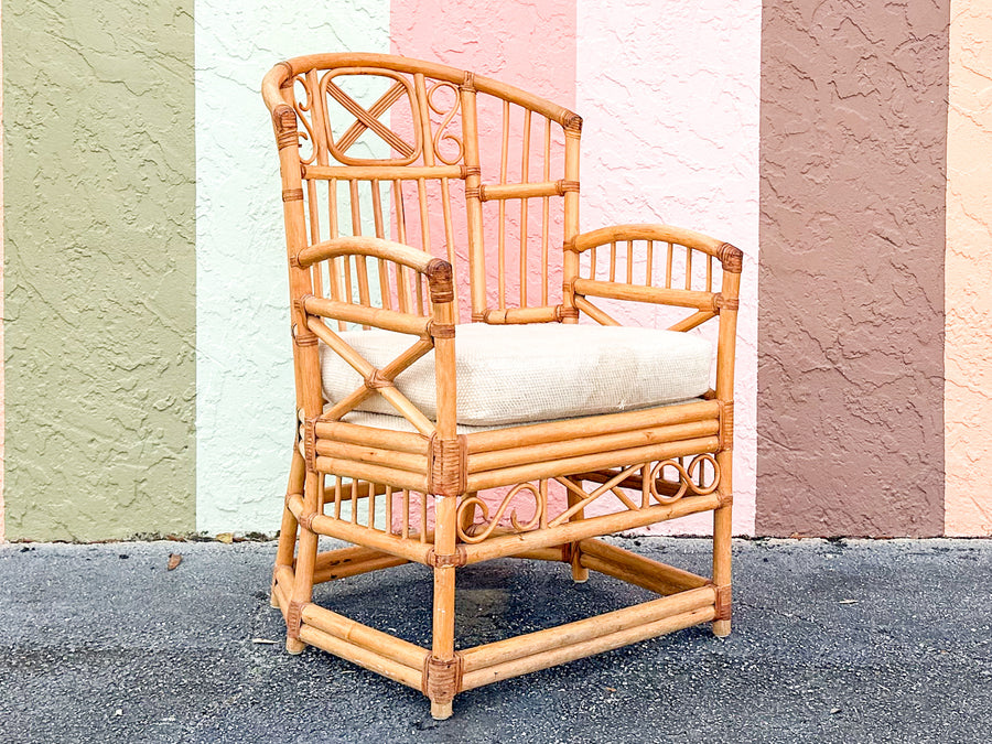 Coastal Brighton Style Rattan Chair
