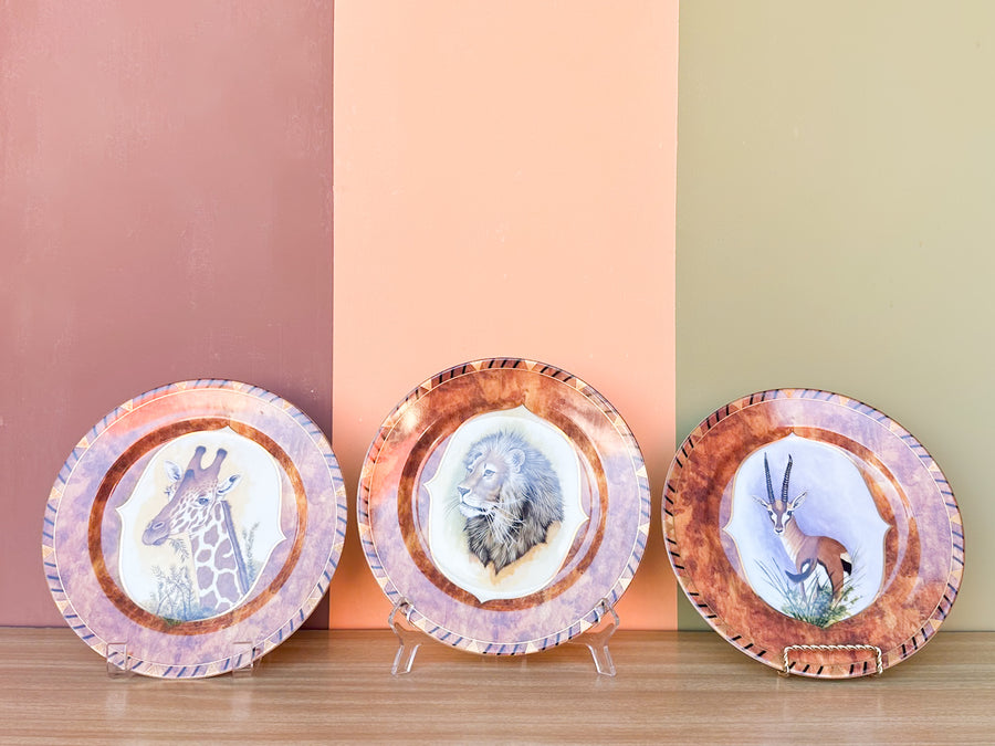 Set of Six Lynn Chase African Portraits Plates