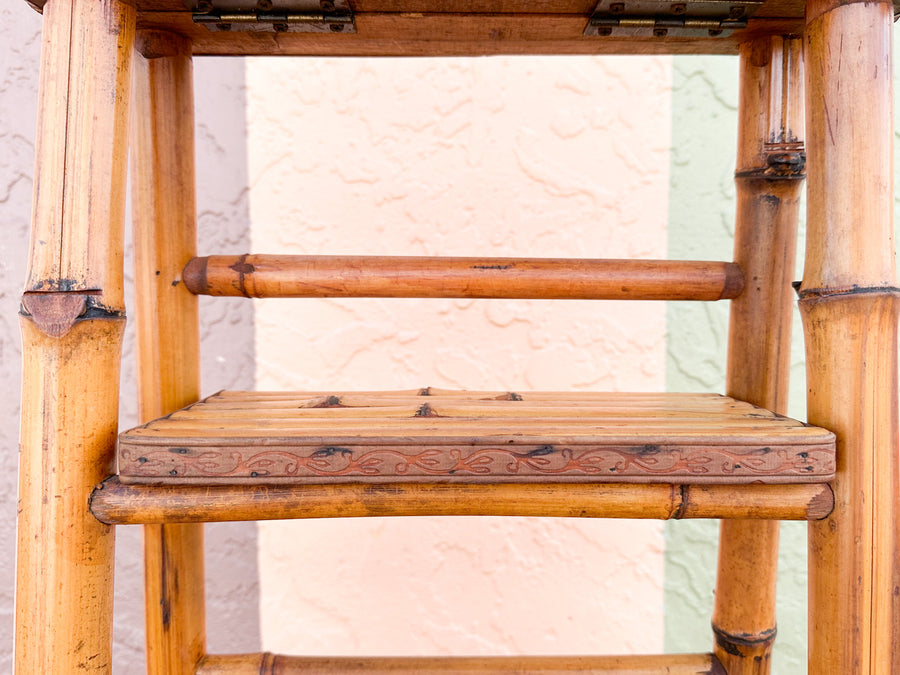 Petite Bamboo Ladder Etagere
