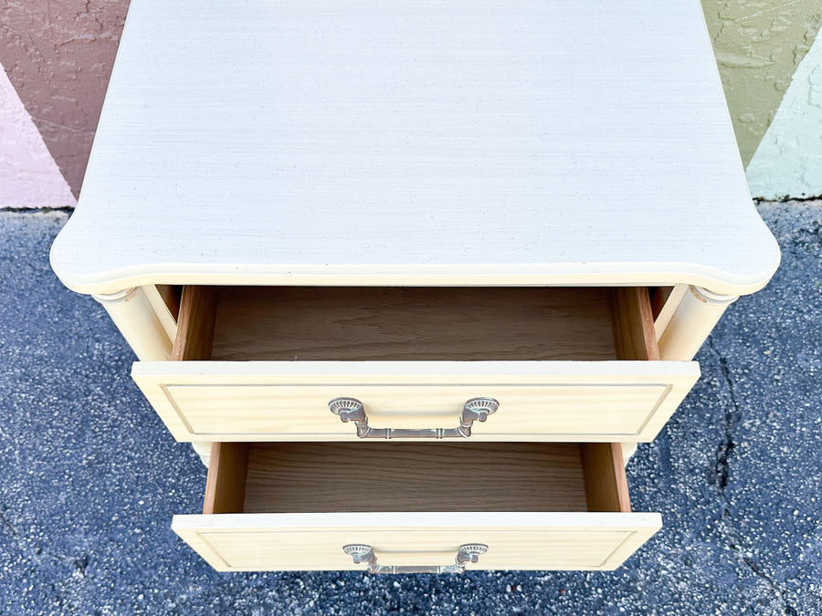 Faux Bamboo Nightstand
