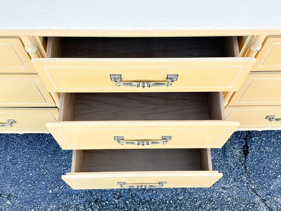 Faux Bamboo Dresser