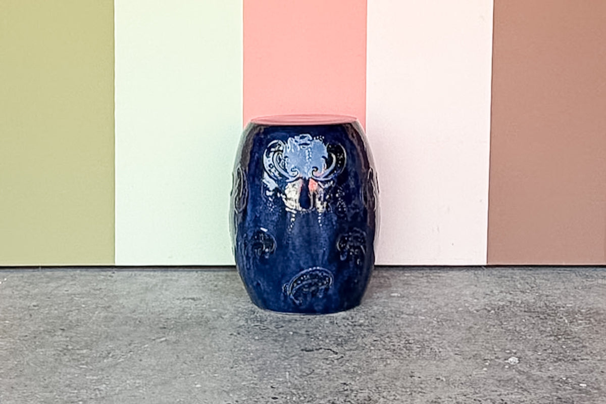 Royal Blue Garden Seat