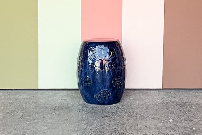 Royal Blue Garden Seat