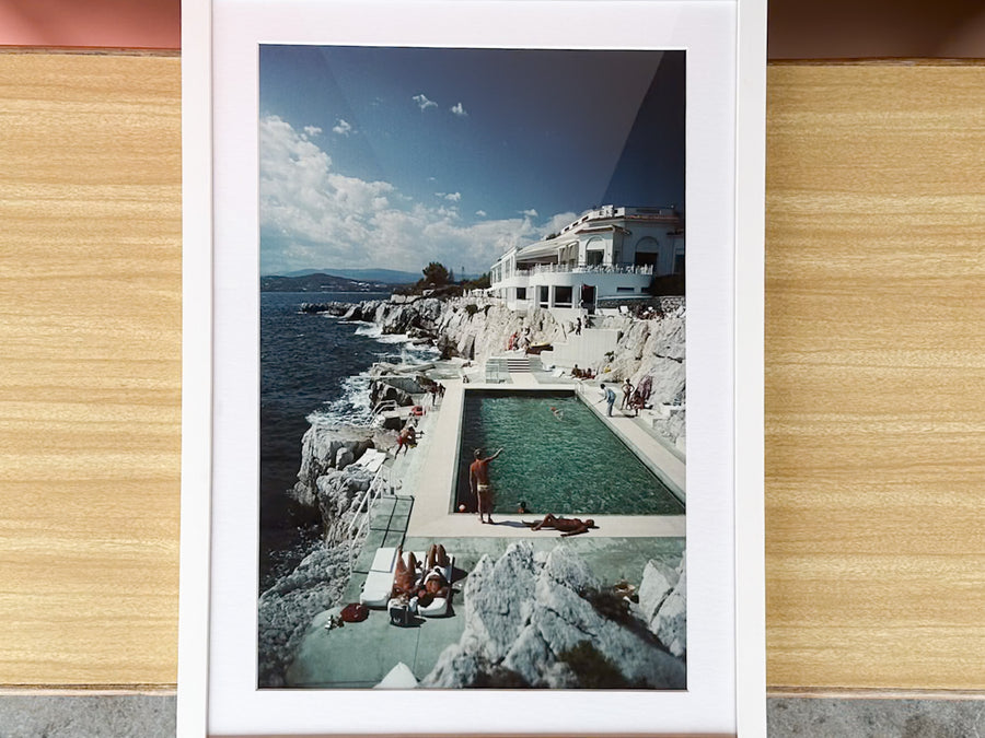 Eden Roc Pool Slim Aarons Framed Print