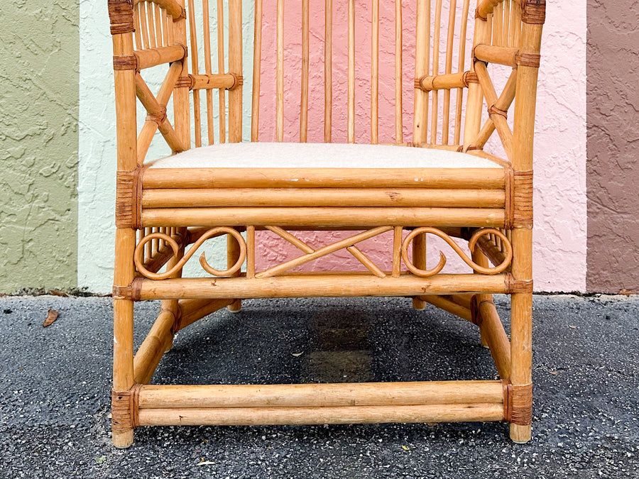 Coastal Brighton Style Rattan Chair
