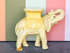 Chalkware Elephant Garden Seat by Marwal