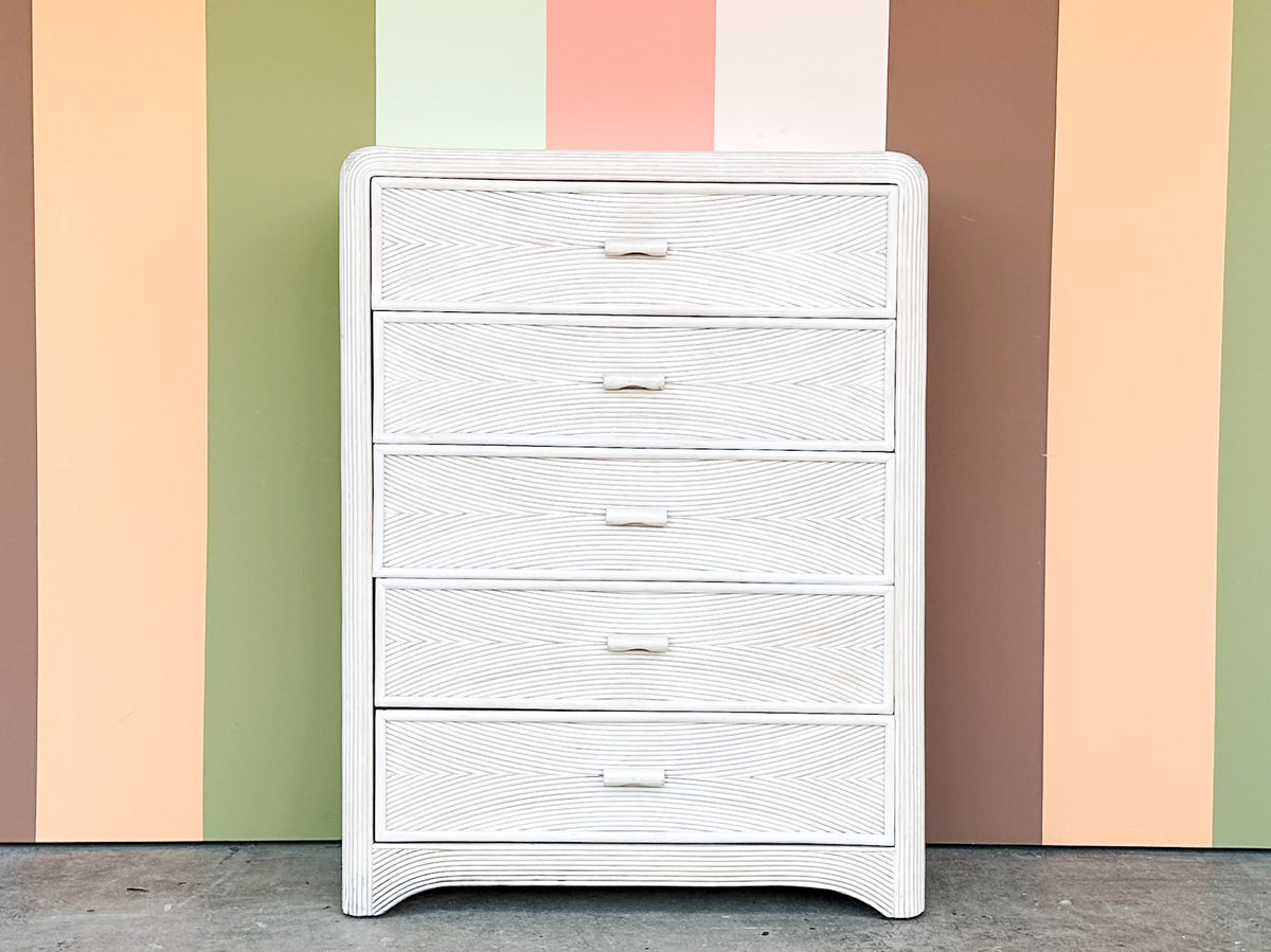 Coastal Cool Pencil Reed Tall Chest
