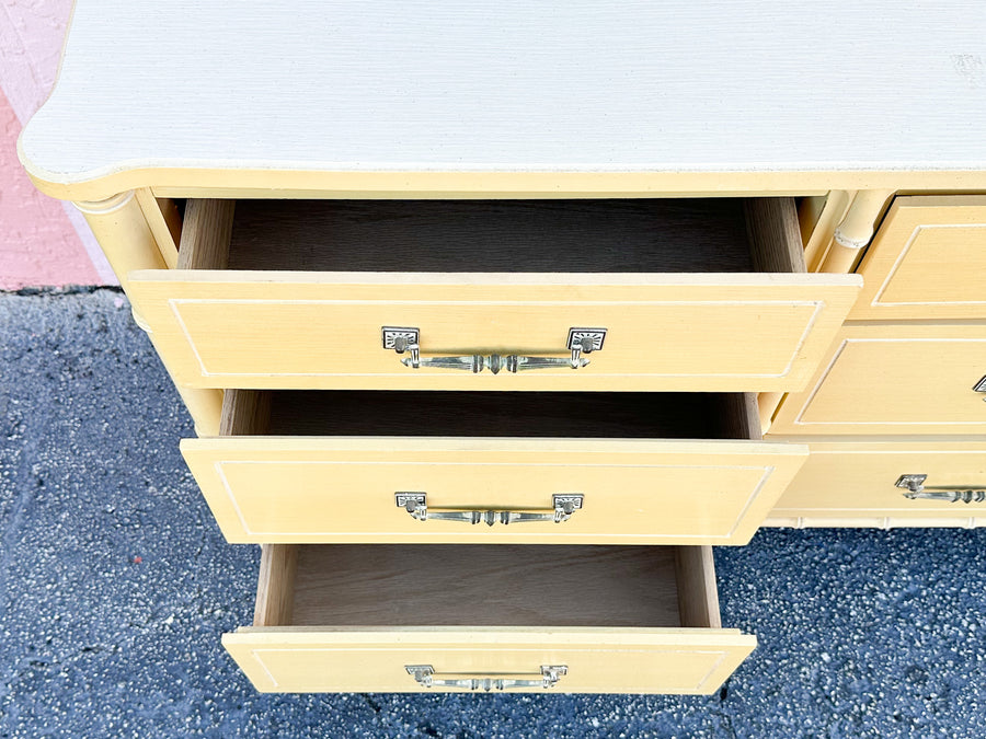 Faux Bamboo Dresser