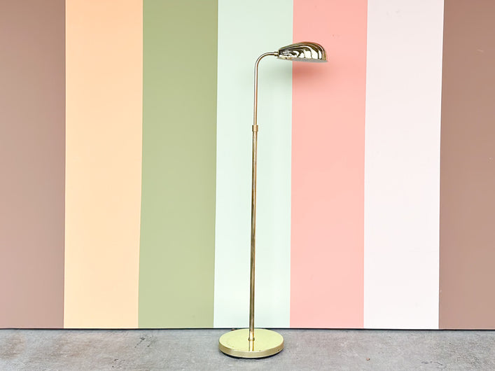 Shell Brass Floor Lamp