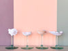 Set of Four Seafoam Shell Coupes