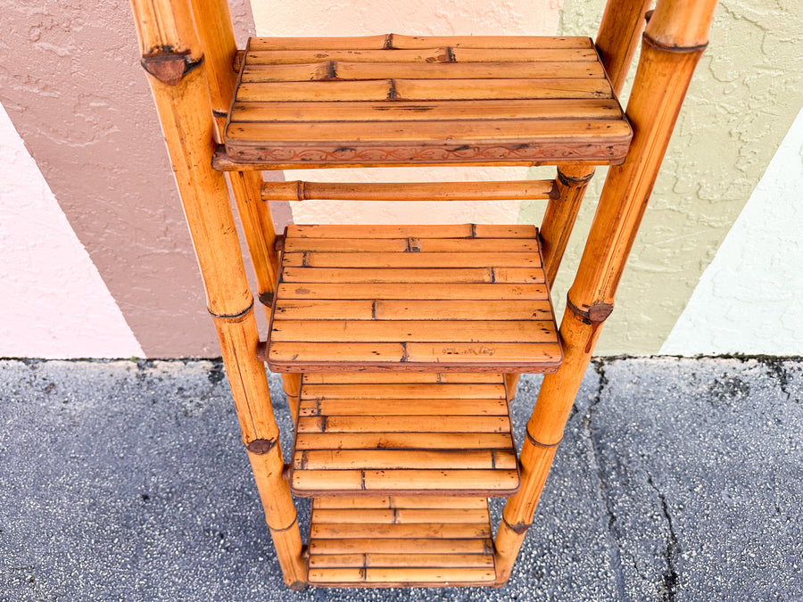 Petite Bamboo Ladder Etagere