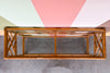 Old Florida Rattan Console