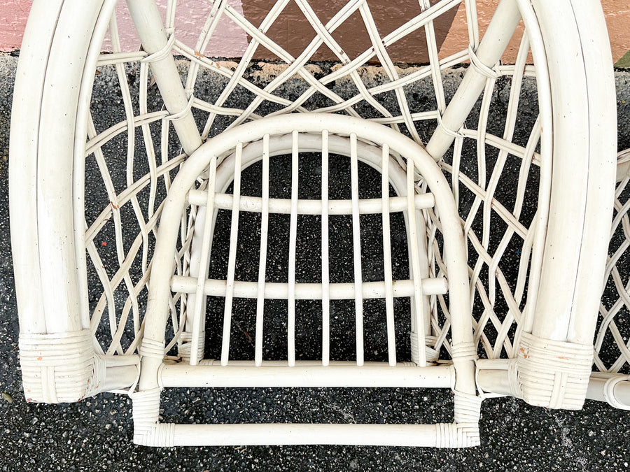 Pair of Ficks Reed Barrel Chairs