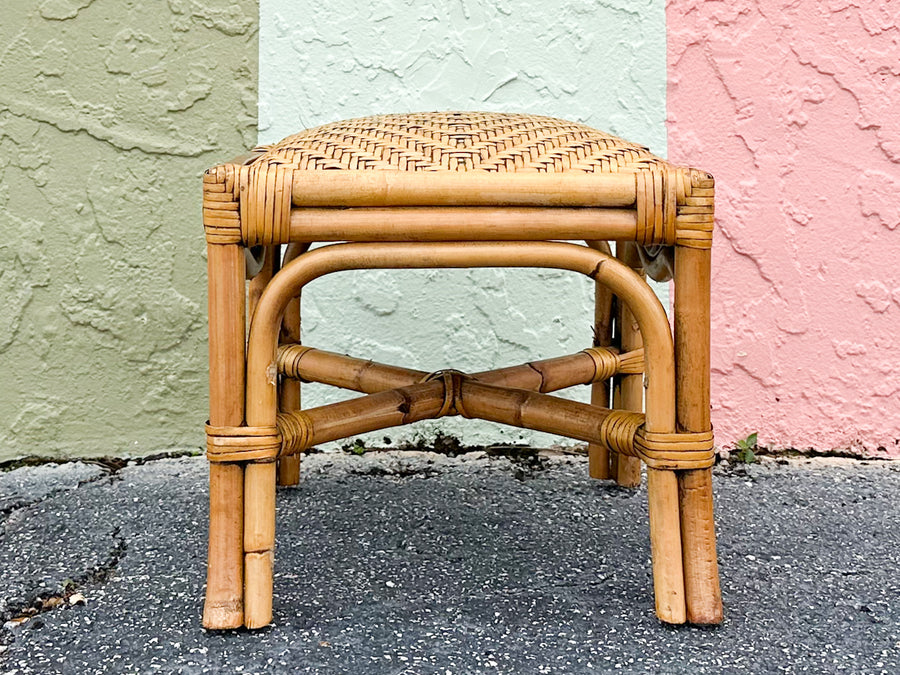 Cute Rattan Foot Stool