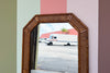 Island Style Faux Bamboo and Rattan Mirror