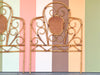 Pair of Whimsical Rattan Twin Headboards