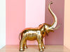 Large Brass Elephant