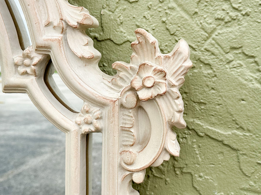 Floral Shell Motif Mirror