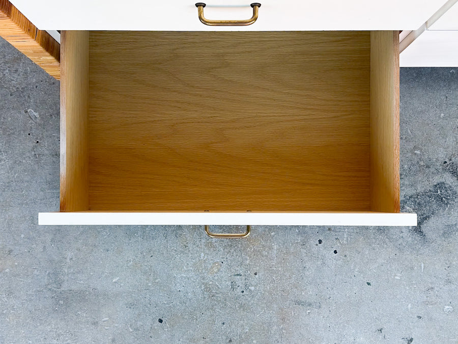 Coastal Cool Rattan and Laminate Dresser
