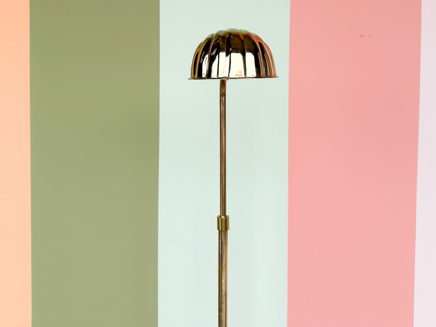 Shell Brass Floor Lamp