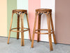 Pair of Rattan Bar Stools