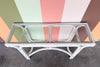 Pencil Reed Twisted Rattan Console