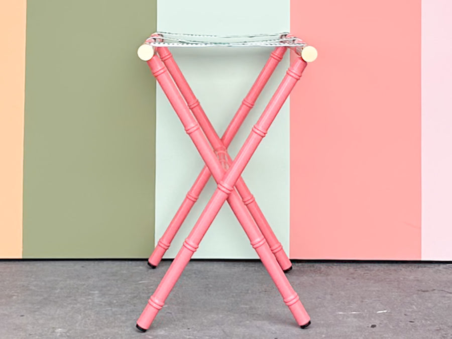 Faux Bamboo Luggage Rack - Annette