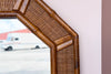 Island Style Faux Bamboo and Rattan Mirror