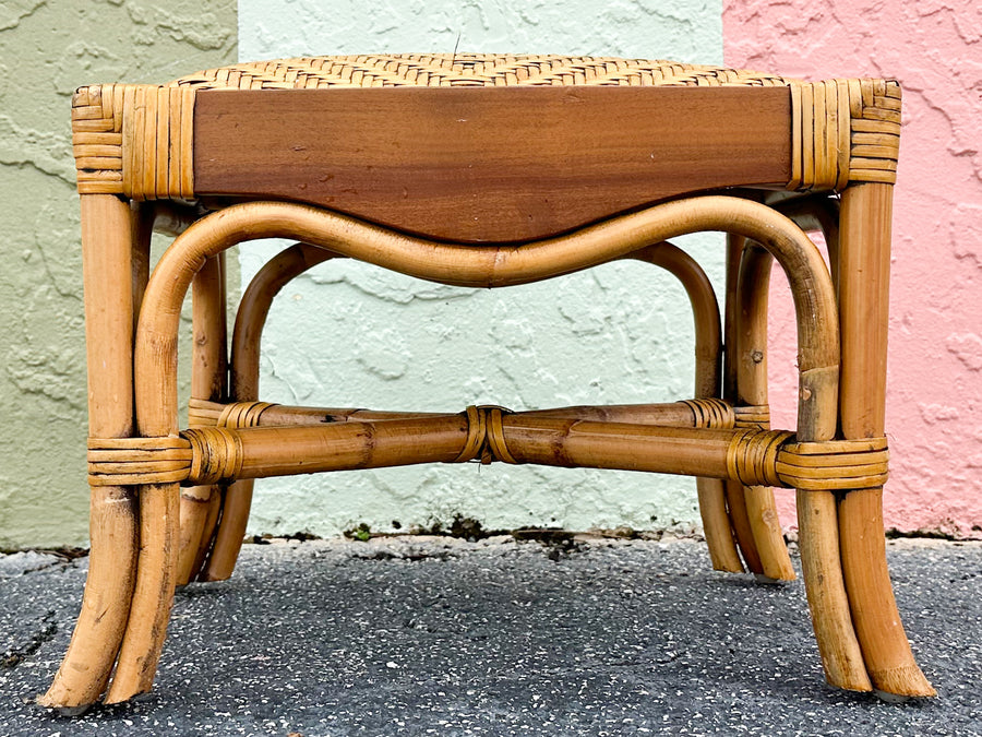 Cute Rattan Foot Stool