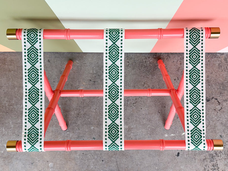 Faux Bamboo Luggage Rack - Annette