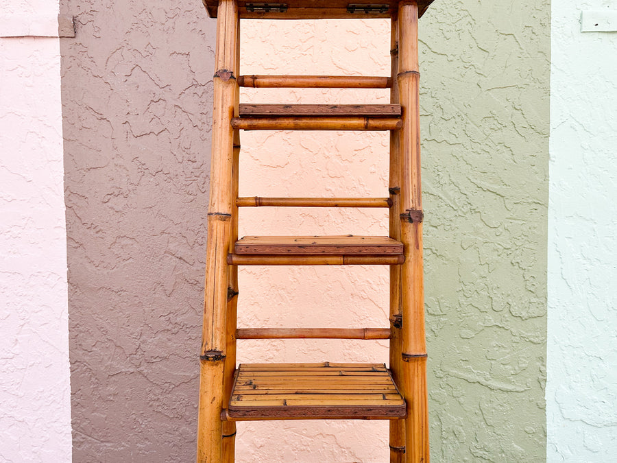 Petite Bamboo Ladder Etagere