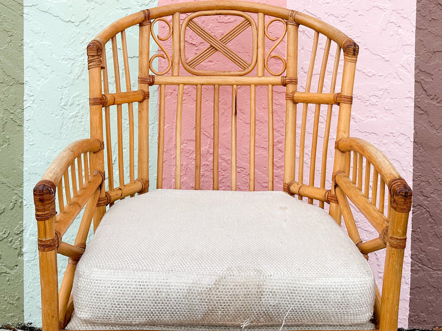 Coastal Brighton Style Rattan Chair