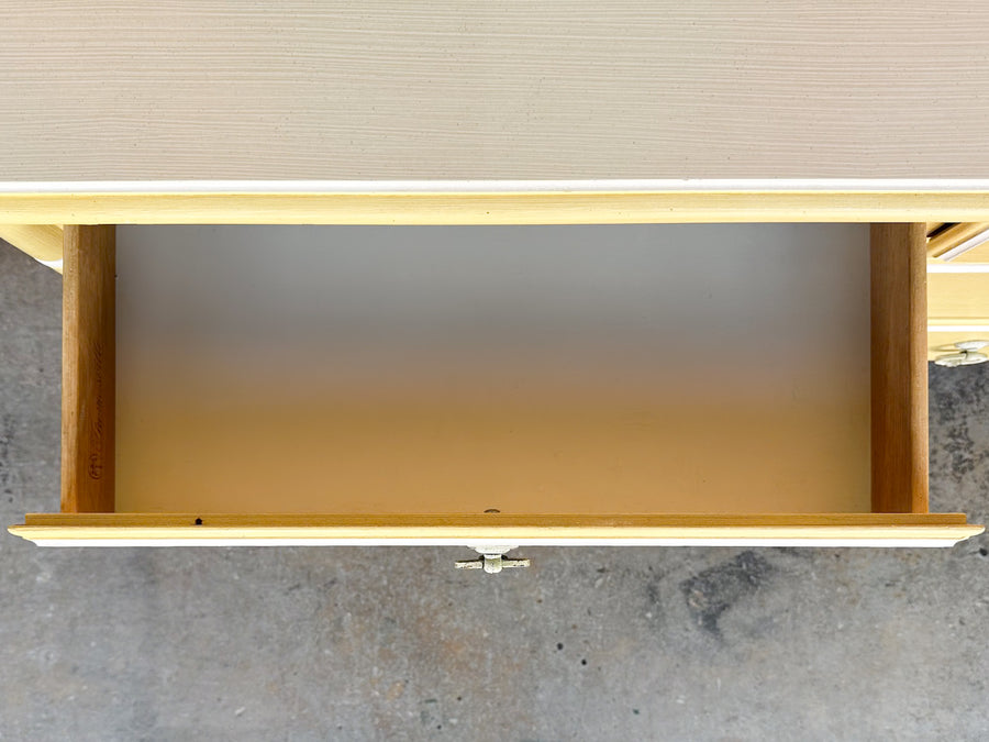 Yellow Thomasville Faux Bamboo Dresser