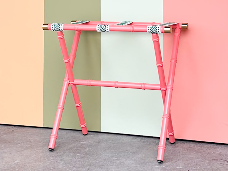 Faux Bamboo Luggage Rack - Annette